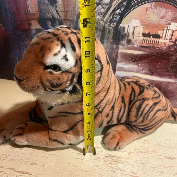 Bengal Tiger Plush Stuffed Animal Toy - Picture 8 of 9